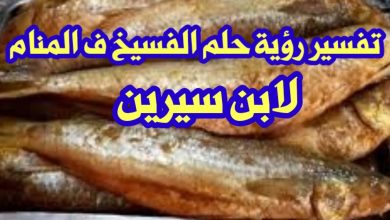 الفسيخ في المنام